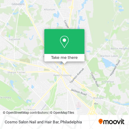 Mapa de Cosmo Salon Nail and Hair Bar