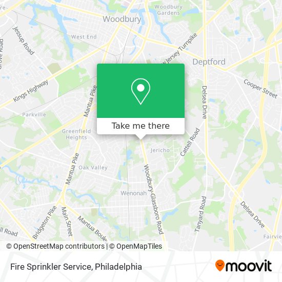 Fire Sprinkler Service map