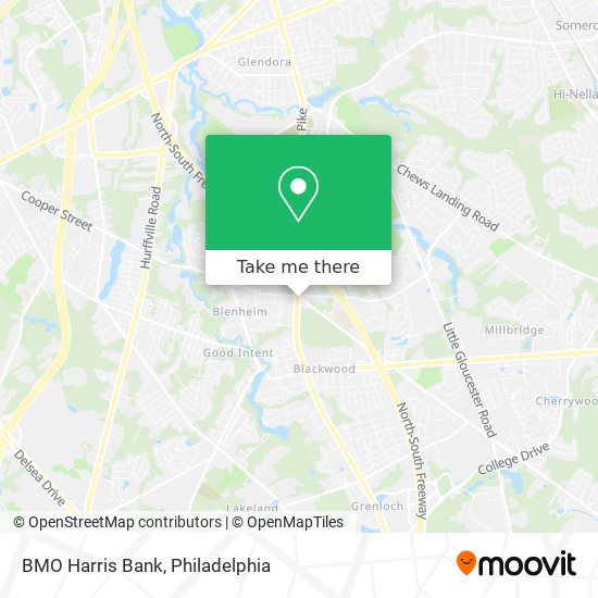 BMO Harris Bank map