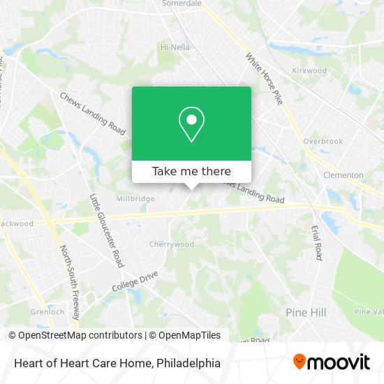 Heart of Heart Care Home map