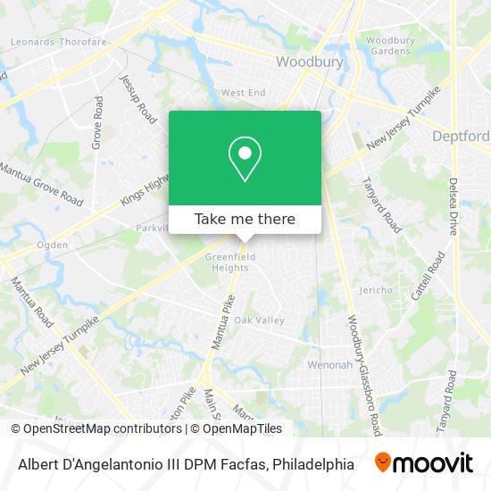 Mapa de Albert D'Angelantonio III DPM Facfas