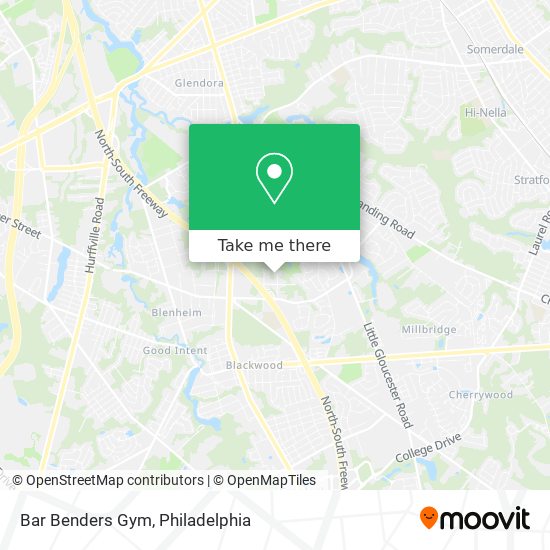 Bar Benders Gym map