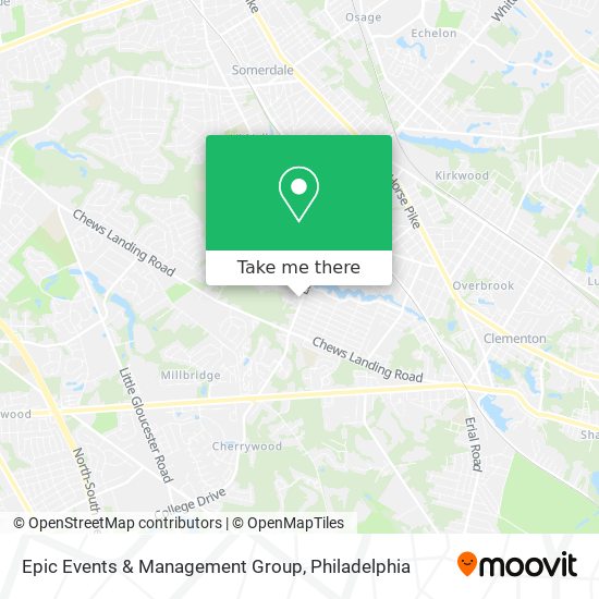 Epic Events & Management Group map