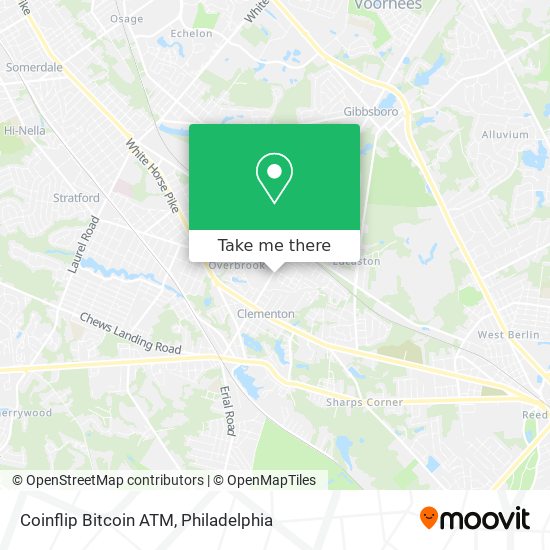 Mapa de Coinflip Bitcoin ATM