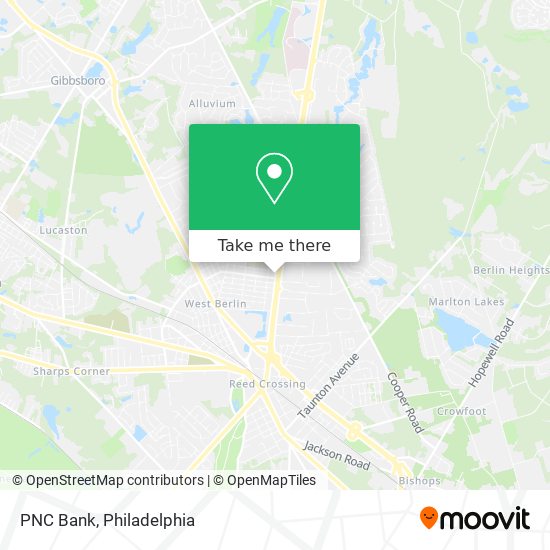 PNC Bank map