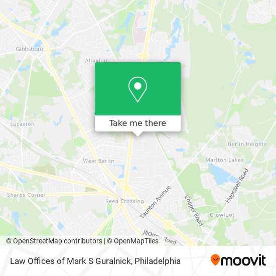 Law Offices of Mark S Guralnick map