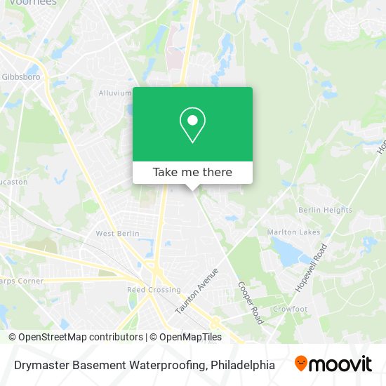Drymaster Basement Waterproofing map