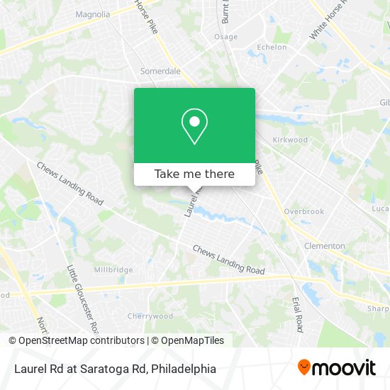Mapa de Laurel Rd at Saratoga Rd