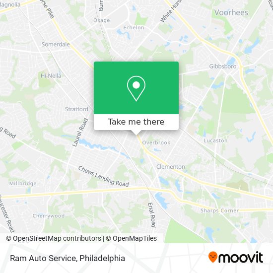 Ram Auto Service map