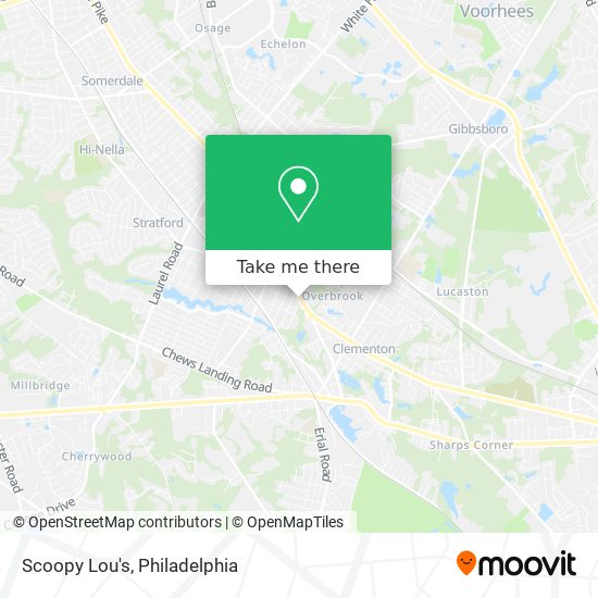 Scoopy Lou's map