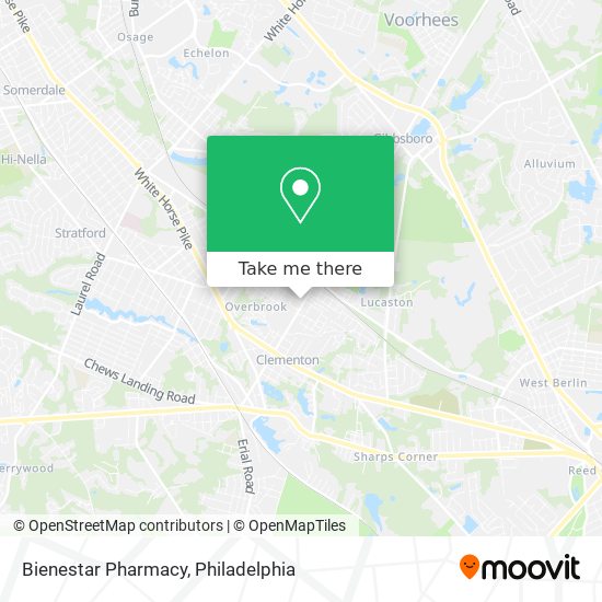 Bienestar Pharmacy map