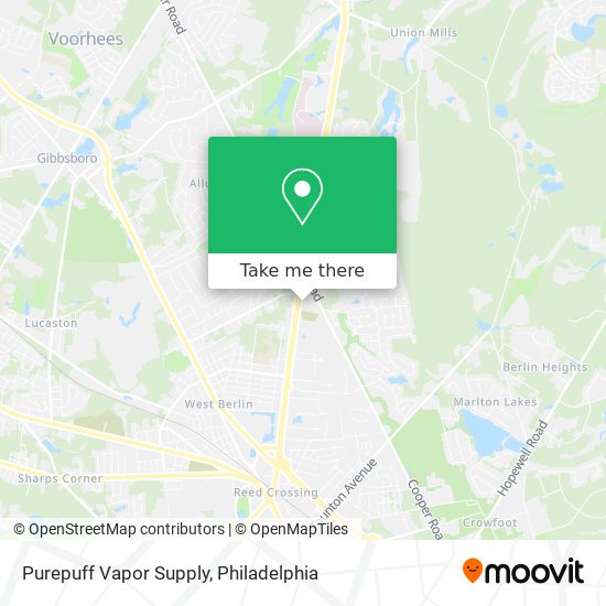 Mapa de Purepuff Vapor Supply