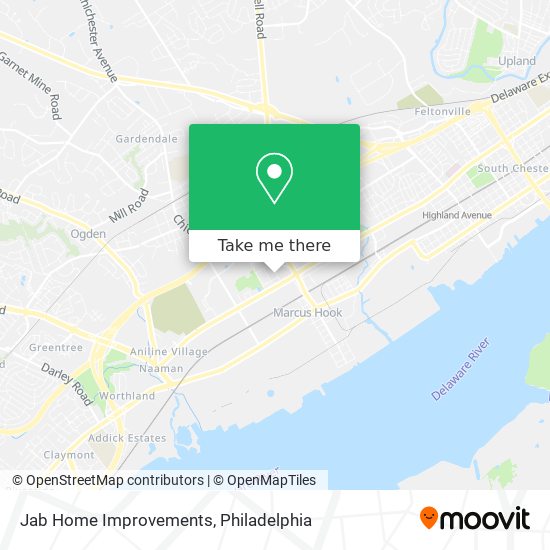 Jab Home Improvements map