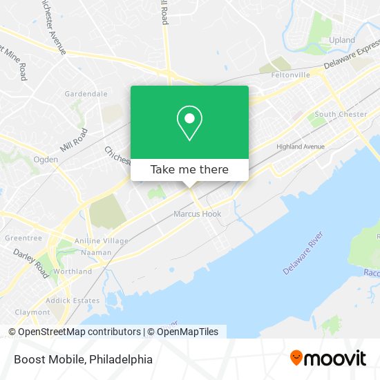 Boost Mobile map