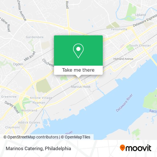 Marinos Catering map