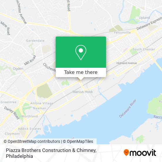 Piazza Brothers Construction & Chimney map