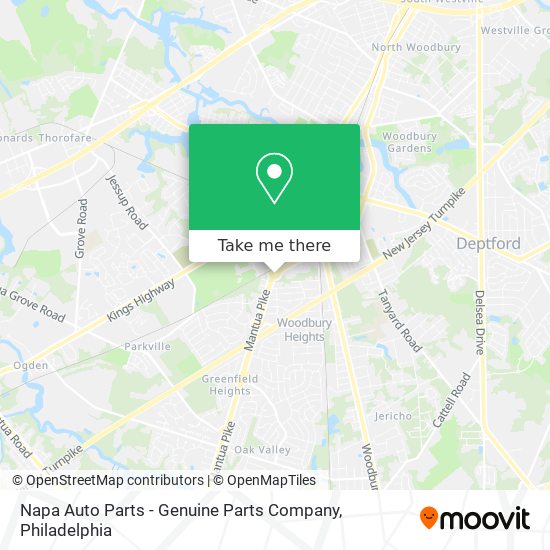 Napa Auto Parts - Genuine Parts Company map