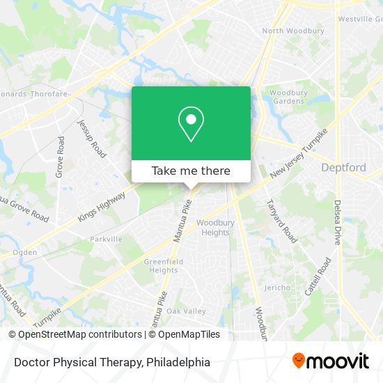 Doctor Physical Therapy map