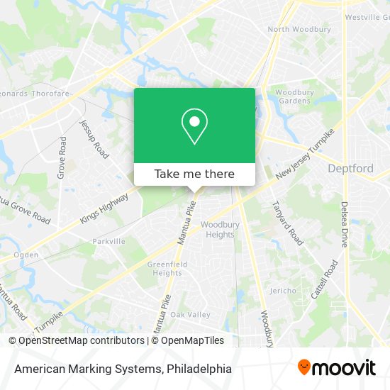 Mapa de American Marking Systems