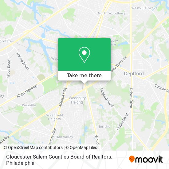 Gloucester Salem Counties Board of Realtors map