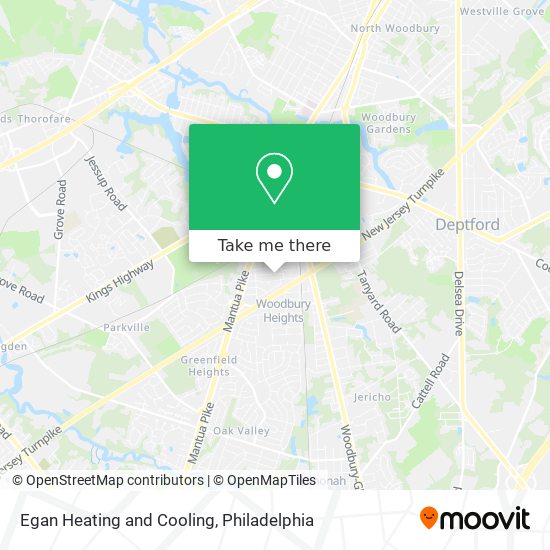 Egan Heating and Cooling map