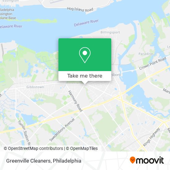 Mapa de Greenville Cleaners