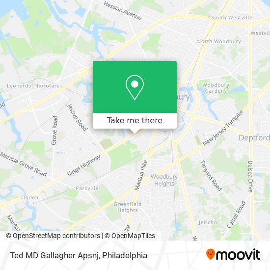 Ted MD Gallagher Apsnj map