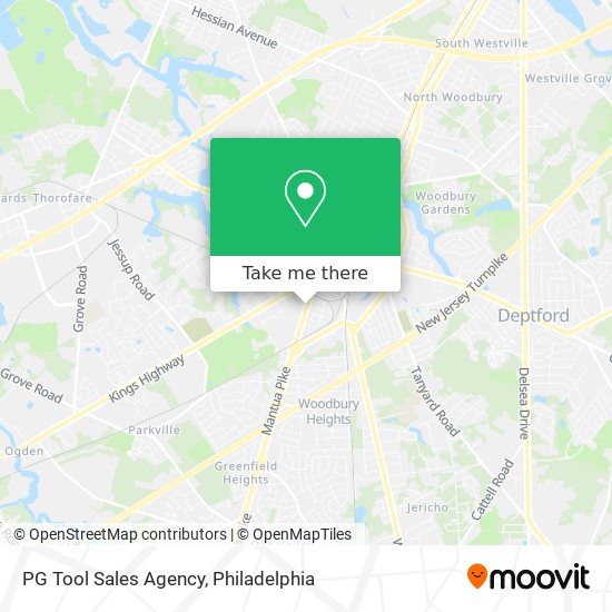 Mapa de PG Tool Sales Agency
