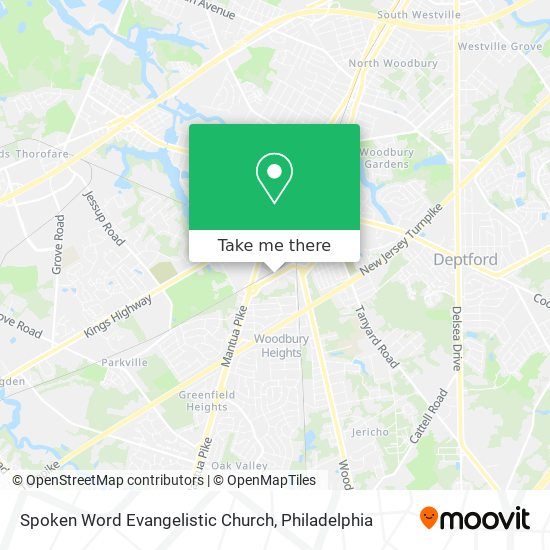 Mapa de Spoken Word Evangelistic Church