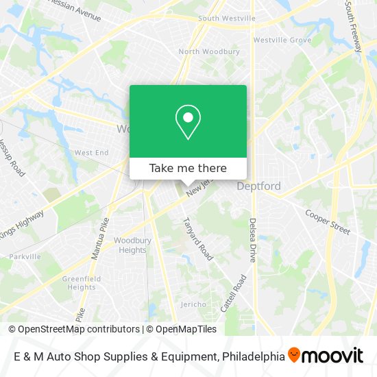 E & M Auto Shop Supplies & Equipment map