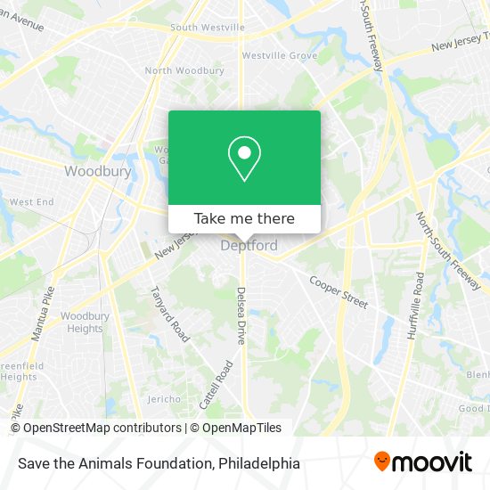 Save the Animals Foundation map