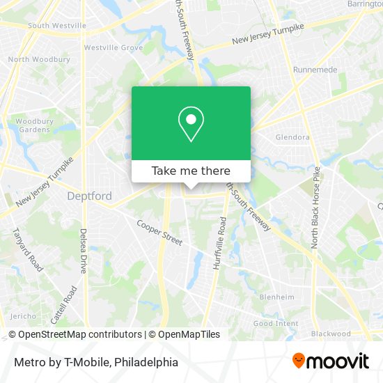 Metro by T-Mobile map