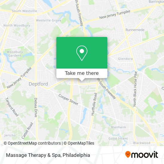 Massage Therapy & Spa map