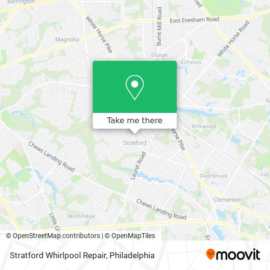 Stratford Whirlpool Repair map