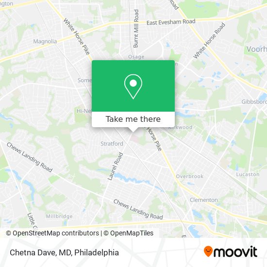 Chetna Dave, MD map