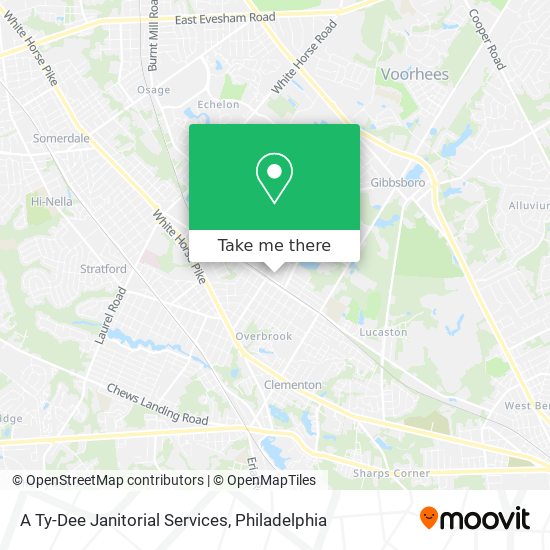 A Ty-Dee Janitorial Services map