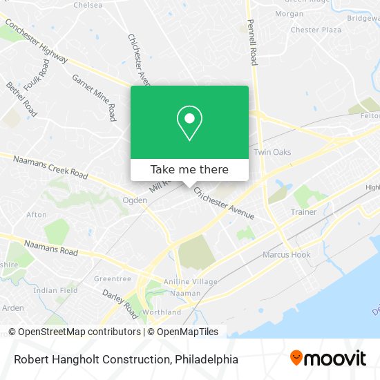 Robert Hangholt Construction map