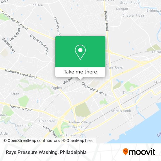 Rays Pressure Washing map