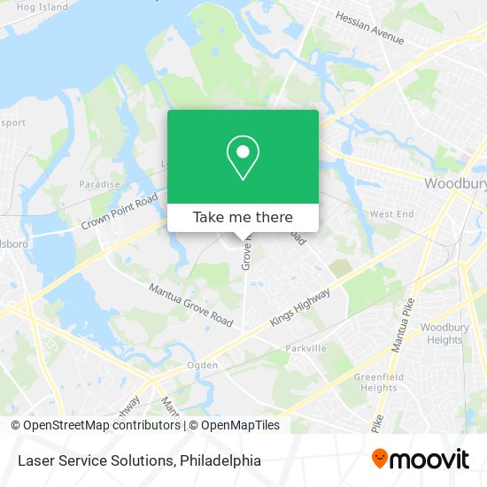 Laser Service Solutions map