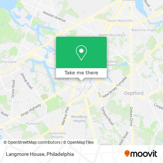 Langmore House map