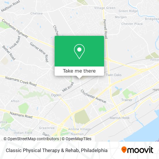 Mapa de Classic Physical Therapy & Rehab
