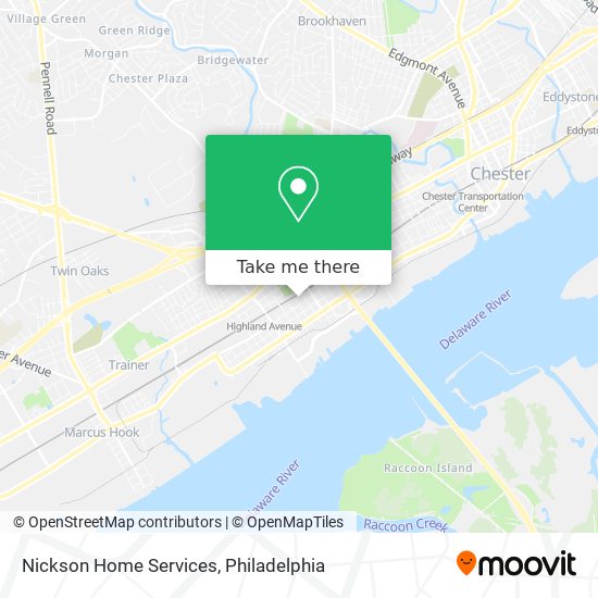 Nickson Home Services map