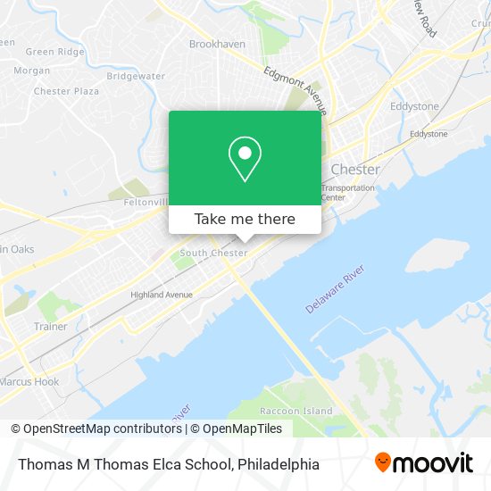 Mapa de Thomas M Thomas Elca School