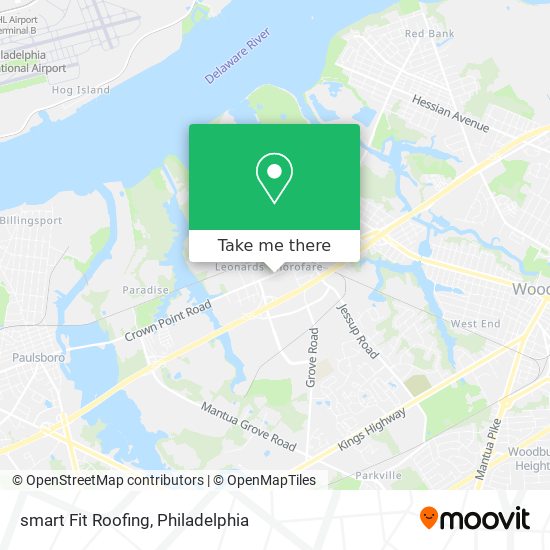 smart Fit Roofing map