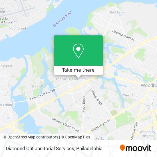 Diamond Cut Janitorial Services map