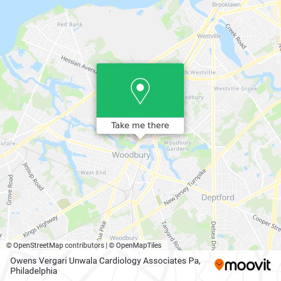 Owens Vergari Unwala Cardiology Associates Pa map