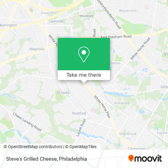 Mapa de Steve's Grilled Cheese