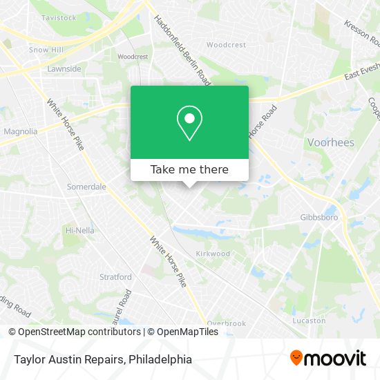 Taylor Austin Repairs map