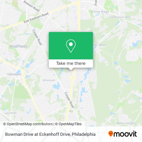 Mapa de Bowman Drive at Eckenhoff Drive