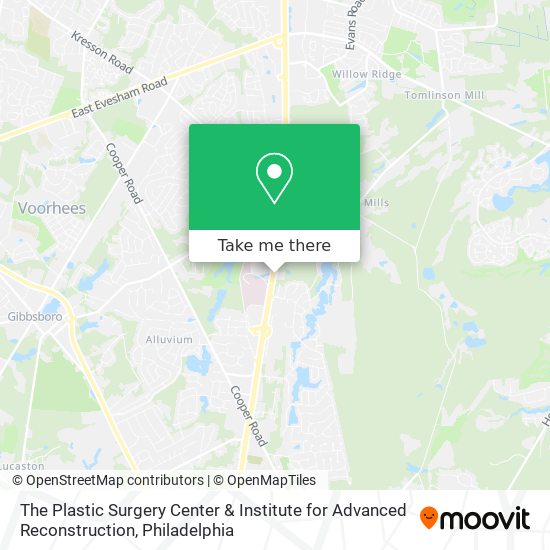 Mapa de The Plastic Surgery Center & Institute for Advanced Reconstruction
